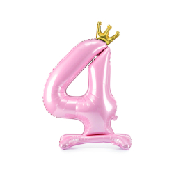 Folieballon Stende Tal Light Pink - 84cm 