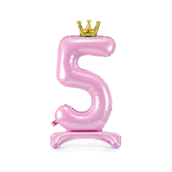 Folieballon Stende Tal Light Pink - 84cm 