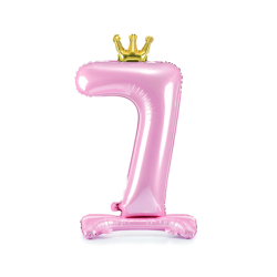 Folieballon Stende Tal Light Pink - 84cm 