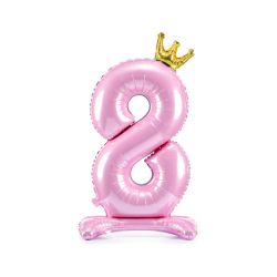 Folieballon Stende Tal Light Pink - 84cm 
