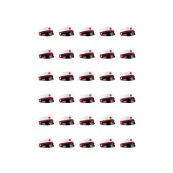 Luksus Sukkerprint Studenterhue Rd 3,8 - 30stk