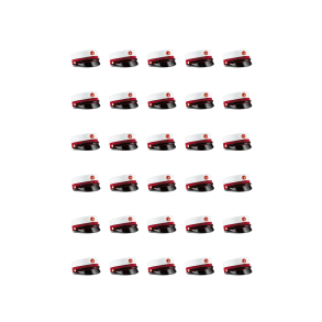 Luksus Sukkerprint Studenterhue Rd 3,8 - 30stk