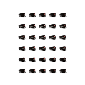 Luksus Sukkerprint Studenterhue Sort 3,8 - 30stk