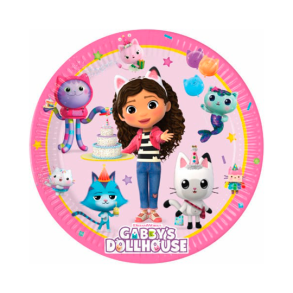 Tallerkner Gabby's Dollhouse 23 - 8stk