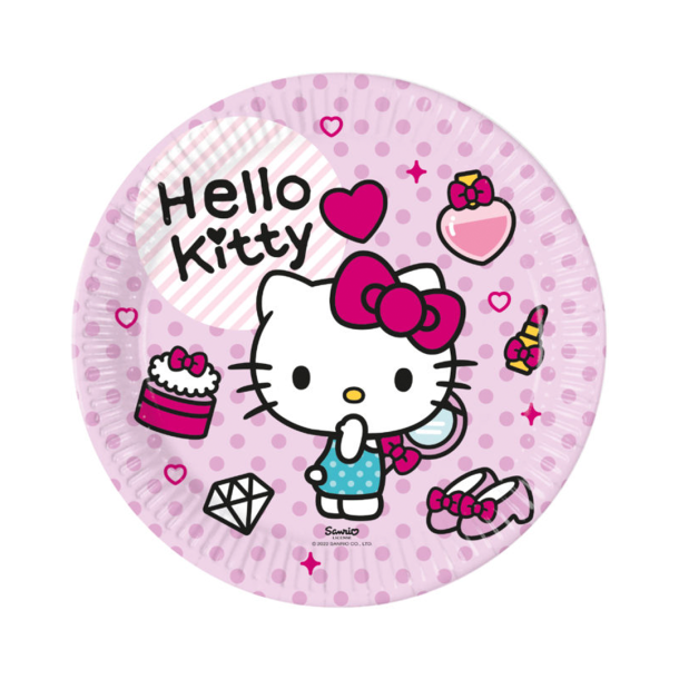 Tallerkner Hello Kitty 23 - 8stk