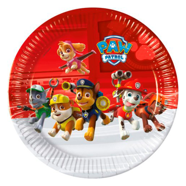 Tallerkner Paw Patrol 23 - 8stk