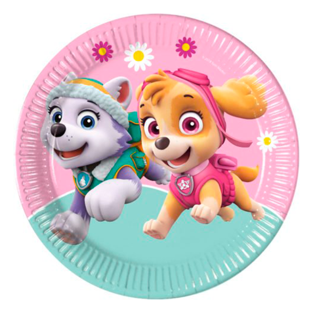 Tallerkner Paw Patrol Skye 23 - 8stk