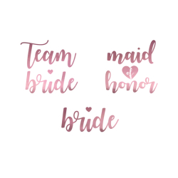 Tatovering Team Bride - Rose Gold