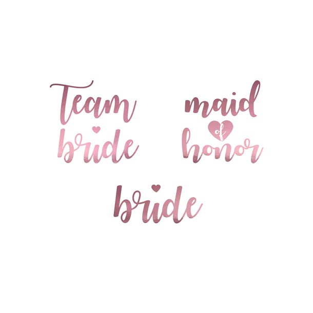 Tatovering Team Bride - Rose Gold