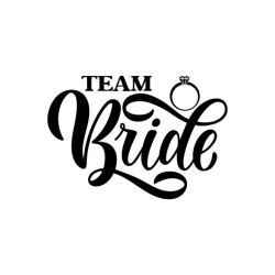Luksus Sukkerprint Team Bride 5 - 15stk