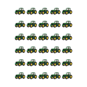 Luksus Sukkerprint Traktor 3,8 - 30stk